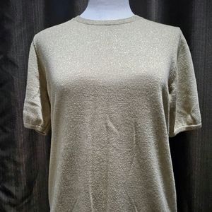 Ann Taylor Metallic Shimmer Top